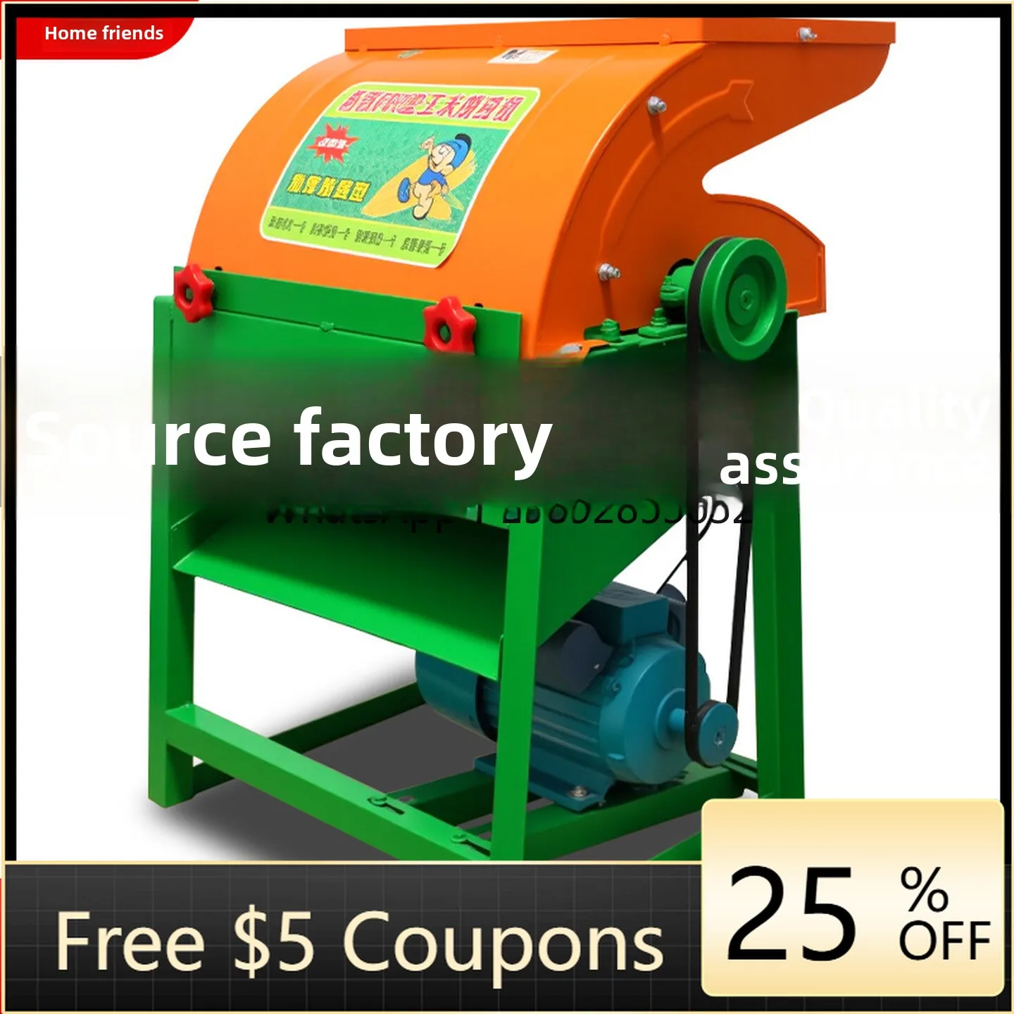 LYY Large Thickened Vertical Fully Automatic Corn Thresher Household Electric Corn Peeler and Thresher