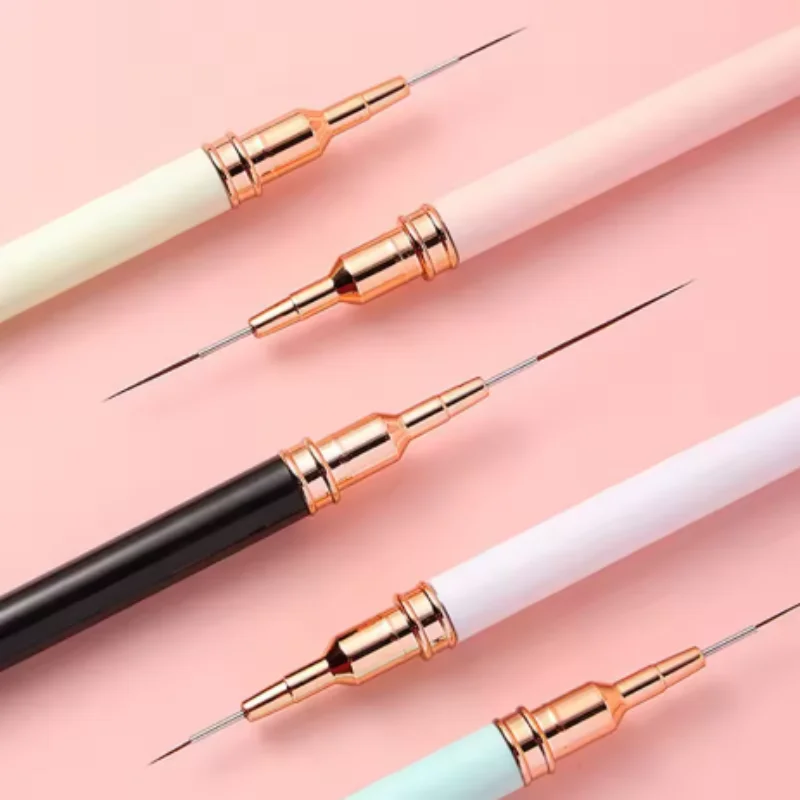 5/10/20pcs mix Nail Striping Brush For Long Lines Fine Drawing Brush UV Gel Polish Painting Nail Design Brush Drawing Pens