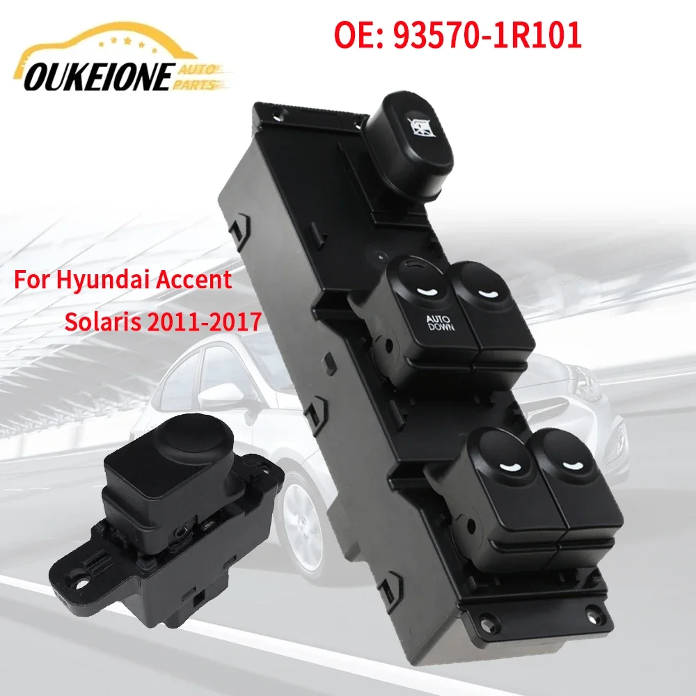 

Car Accessories for Hyundai Accent Solaris 2011-2017 Power Electric Window Control Switch Glass Lift Regulator Button 935701R101