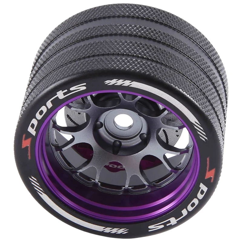 RC Hand Wheel with Brake Disc Brake Caliper for SANWA MT4/FUTABA 4PX /Flysky NB4 /KO EX Next /WFLY X9 Transmitter Purple