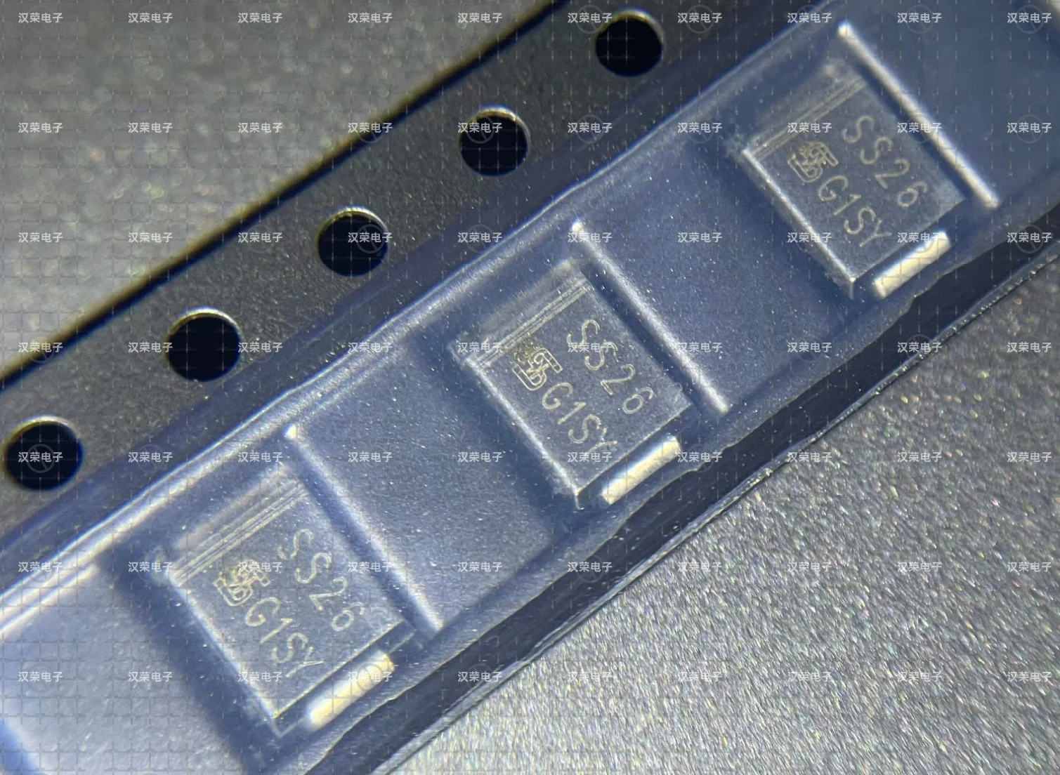 New original   SS26HM4G    SS26 DIODE SCHOTTKY 60V 2A  SMB DO-214AA