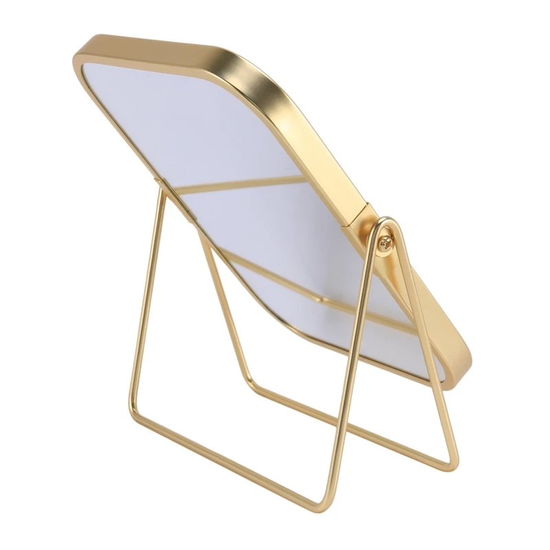 Vanity Makeup Mirror With Metal Stand 360 Degree Swivel Desktop Tabletop Mirror