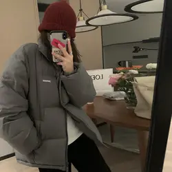 Solid Pockets Zipper Cardigan Long Sleeve Parkas Elegant Fashion Harajuku Tops Women Loose Casual Sweat All Match Outerwear