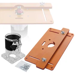 Wood Milling Slotting Chamfering Trimming Machine Balance Board for Woodworking - Router Table Insert Plate - Trimming Insert