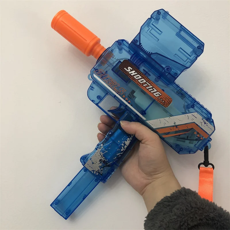 Electric Children'S UZI Toy Gun Special Crystal Gun M416 Handmade Burst Toy Boy Gel Ball Gun Toy Model