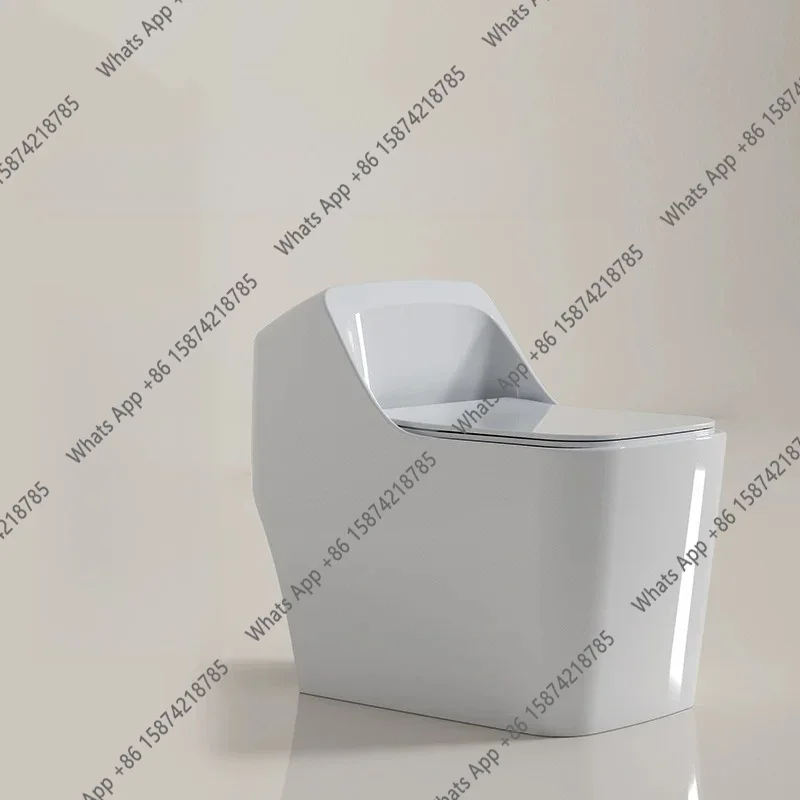 Xx Colorful Ordinary Toilet Household Large Pipe Siphon Flush Toilet Small Apartment Toilet Bathroom Furniture