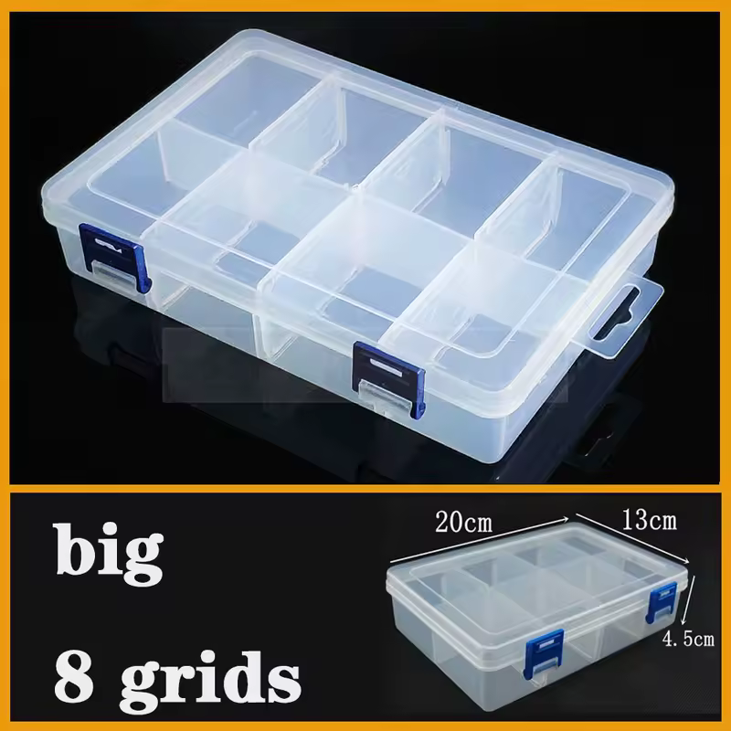 Transparent Plastic box Screw Compartment Box Jewelry Earring Display Case Container Clear Terminal Organizer Tool Storage boxes - Image 24