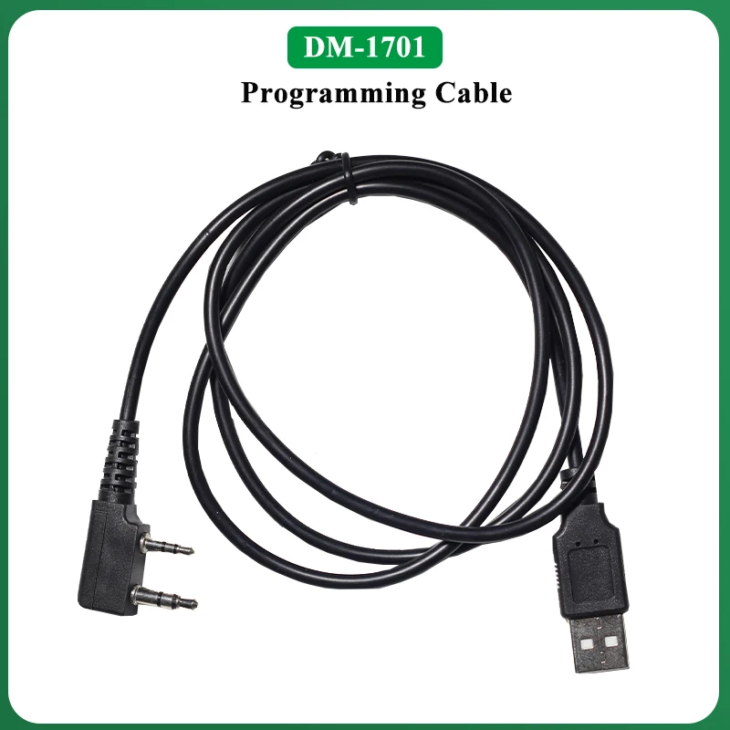 Baofeng DM 1701 kabel do programowania USB dla DM-1801 DM-1802 DM-1702 DM-1702B DM-5R RD-5R DMR Walkie Talkie UV-26 akcesoria radiowe