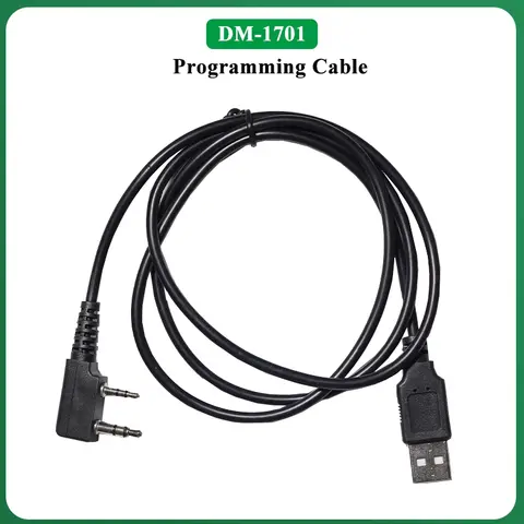Baofeng DM 1701 USB 프로그래밍 케이블 DM-1801 DM-1802 DM-1702 DM-1702B DM-5R RD-5R DMR 워키 토키 UV-26 라디오 액세서리