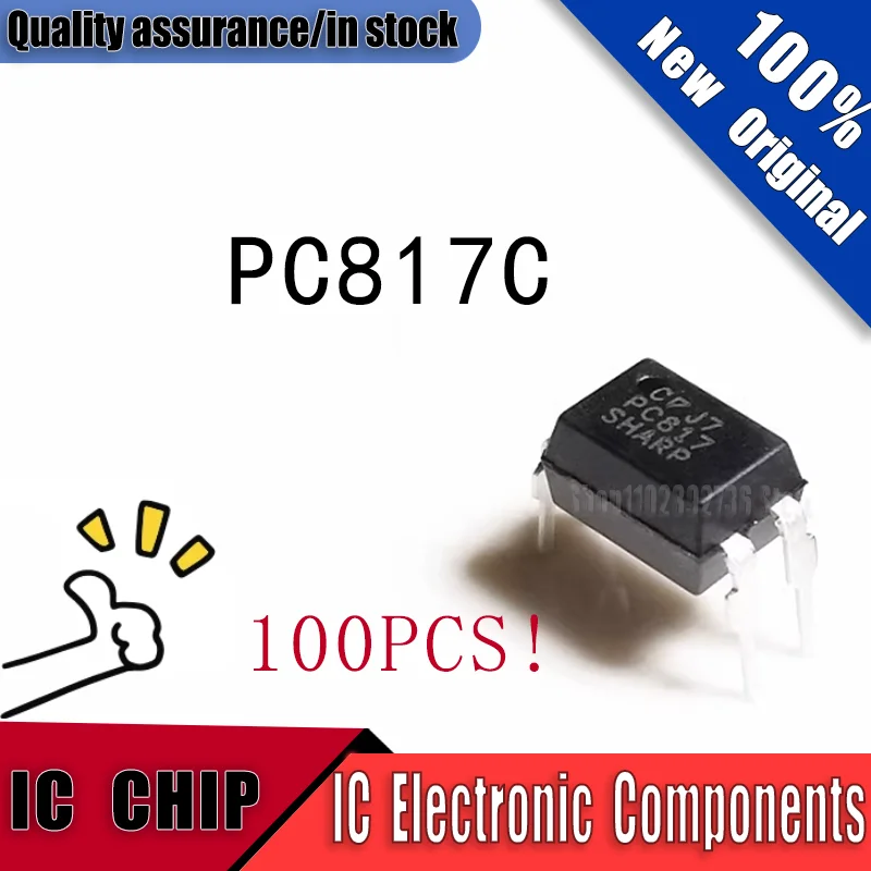 100PCS New Original  PC817 PC817C DIP4 Quality Assurance In Stock IC Chip