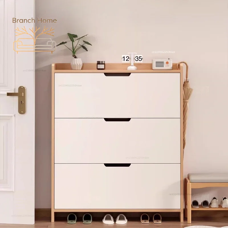 Ultra Thin Vertical Shoe Cabinet Narrow Modern Designer Display Shoe Cabinet Organizer Storage Zapatero Shoemakers Furniture