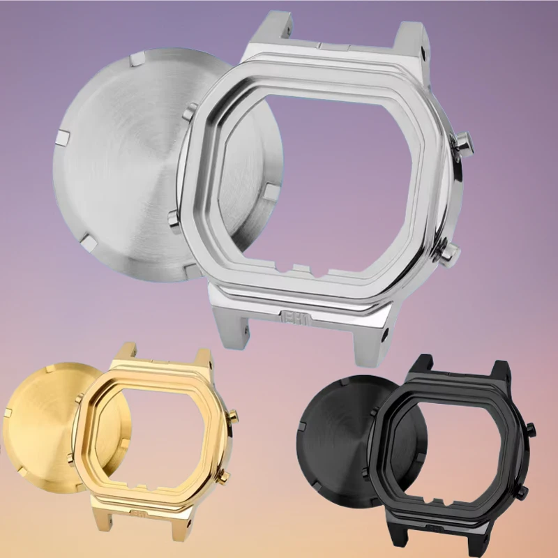 GW-B5600 Mod メタルインナーシェルキットカシオ GW-B5600 ステンレス鋼ムーブメントインナーシェル金属交換部品ギフトツール