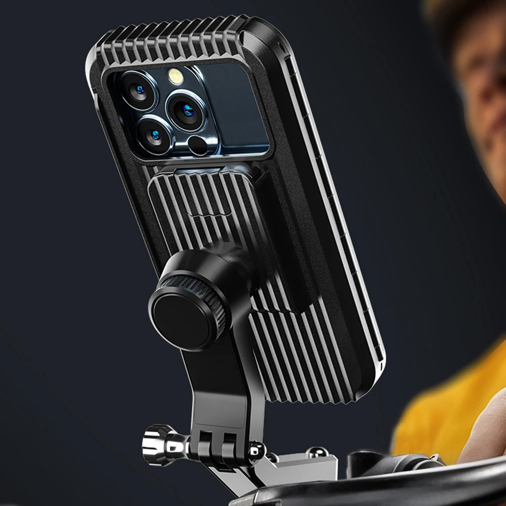 

Водонепроницаемый кронштейн на руль велосипеда, вращение на 360 градусов, зеркало заднего вида, поддержка телефона, гибкое крепление для мобильного телефона для телефона 4-7 дюймов