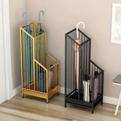 Umbrella Stand Indoor Umbrella Stand Nordic Modern Umbrella Stand Hollow,  Freestanding Umbrella Stand Support with Water Tray