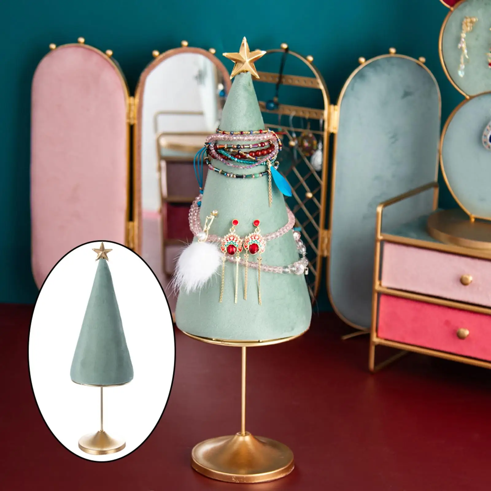 

Tree Jewelry Display Stand Bracelet Desk Bedroom Ornaments Photography