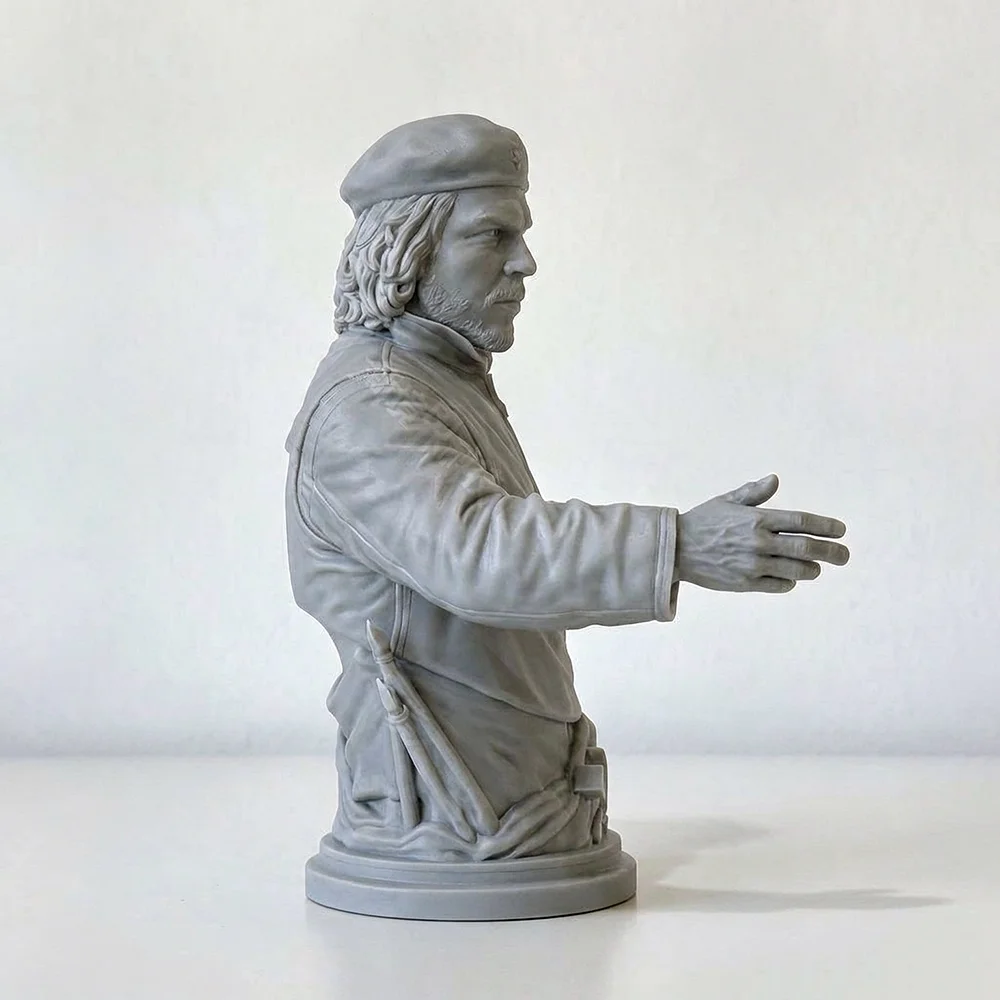 《Side By Side》Che Guevara Statue Great Figures of The Communist International 3D Printed Resin Model Collectible Ornament