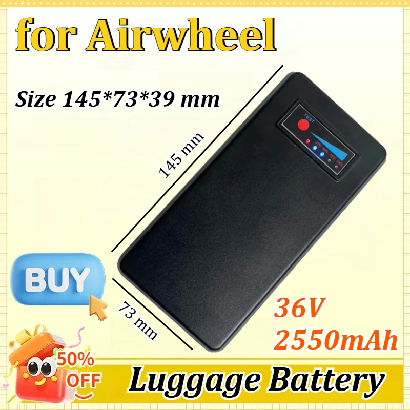 

for Airwheel 36V 2550mAh Electric Suitcase Battery for Electric Luggage Battery for BEKE Boarding Case Travel Suitcase Battery