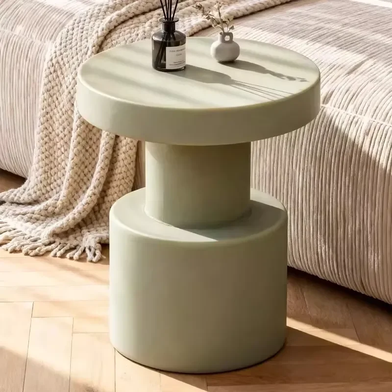 for Mini Living Room Coffee Table Furniture Home Nordic Minimalist Round Side Table Creative Minimalist Corner End Tables