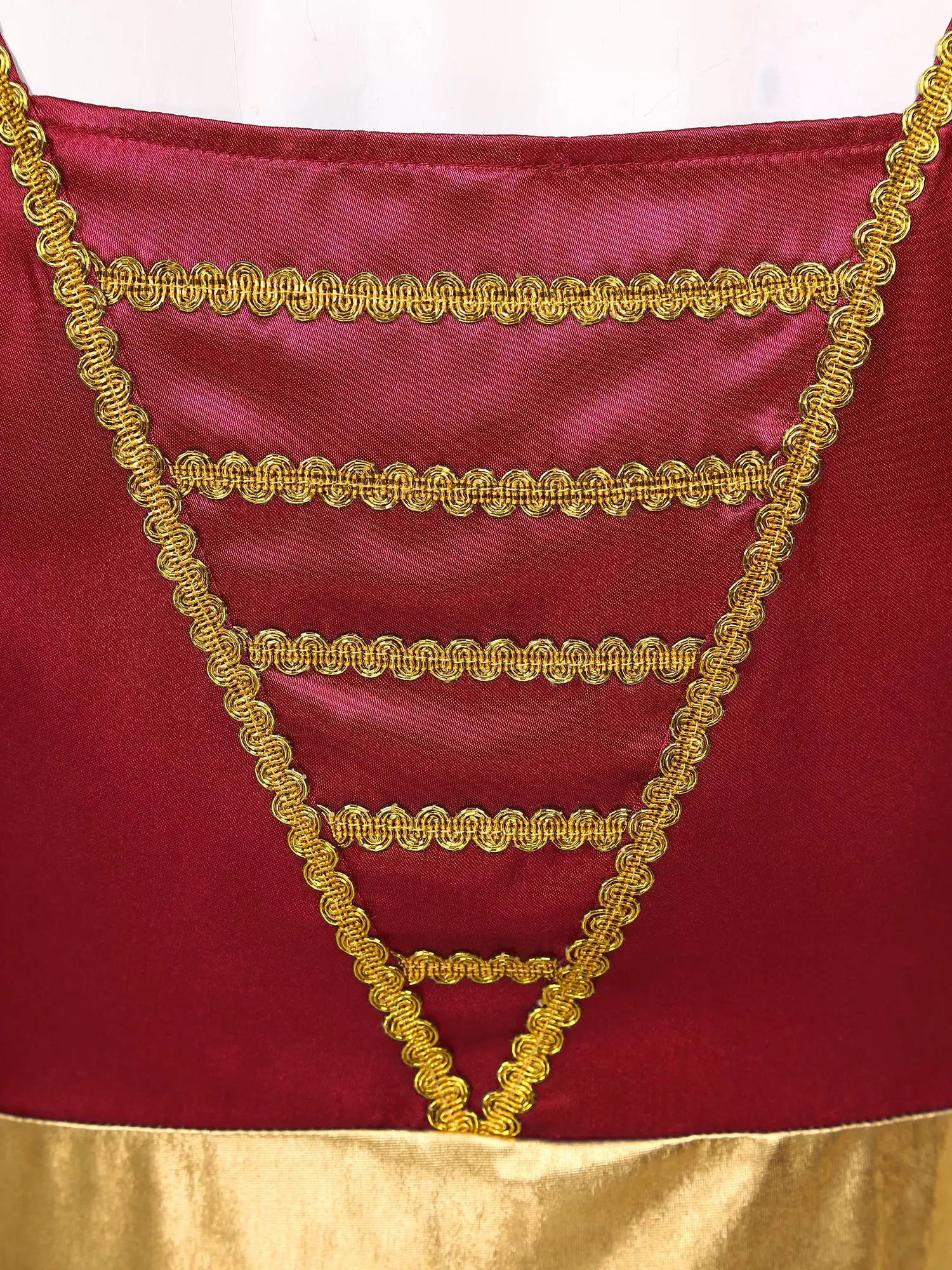 Frauen Metallic Kreuz Liturgische Lob Tanz Kleid Kirche Chor Anbetung Kostüm Rüschen Overlay Ärmelloses Maxi Kleid Tanz Robe