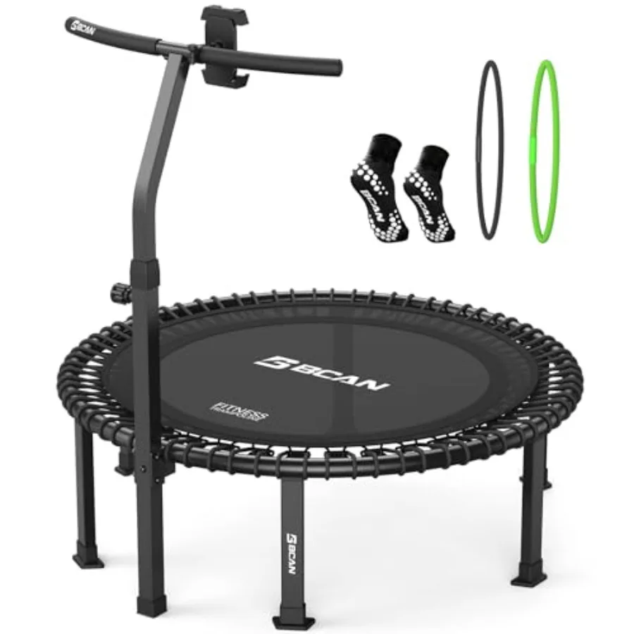 

Батут BT4 40 Soft Land Pro Fitness с регулируемой нагрузкой до 227 кг, бесшумный, с цельной рамой и эластичными тросами 16 калибра