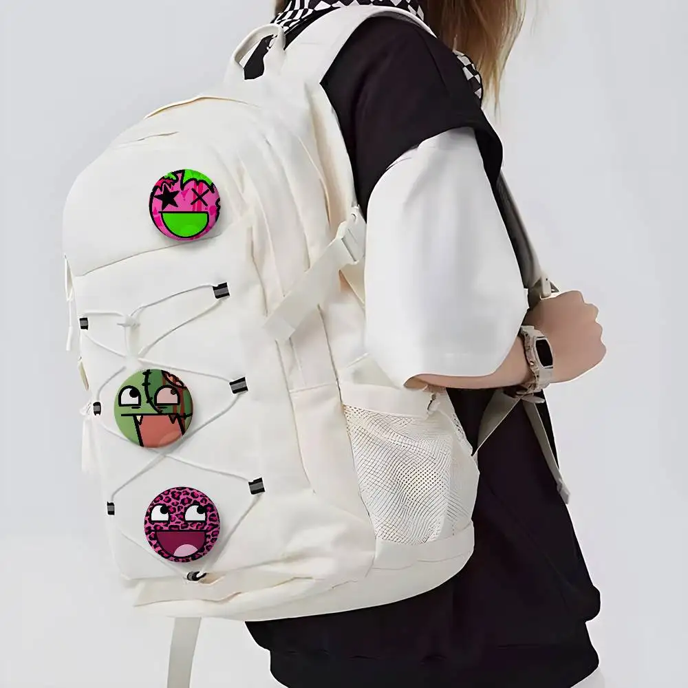 رواية الإبداعية ملحمة الوجه شارات مستديرة رائعة شارة دبابيس الإبداعية للملابس قبعة ظهره هدية الملحقات #3