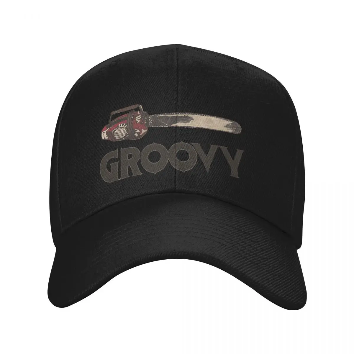 

Groovy Chainsaw Baseball Cap Anime sailor cap for men Beach Bag luxury woman cap Men's Hats Women's