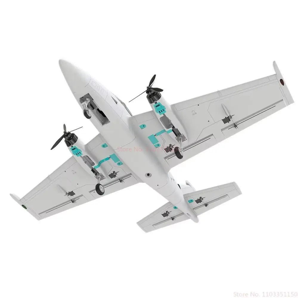 Atomrc Fixed Wing Model FPV C1200 Beluga Twin Engine Time Travel Aircraft Flight Remote Control Diy Toy Model