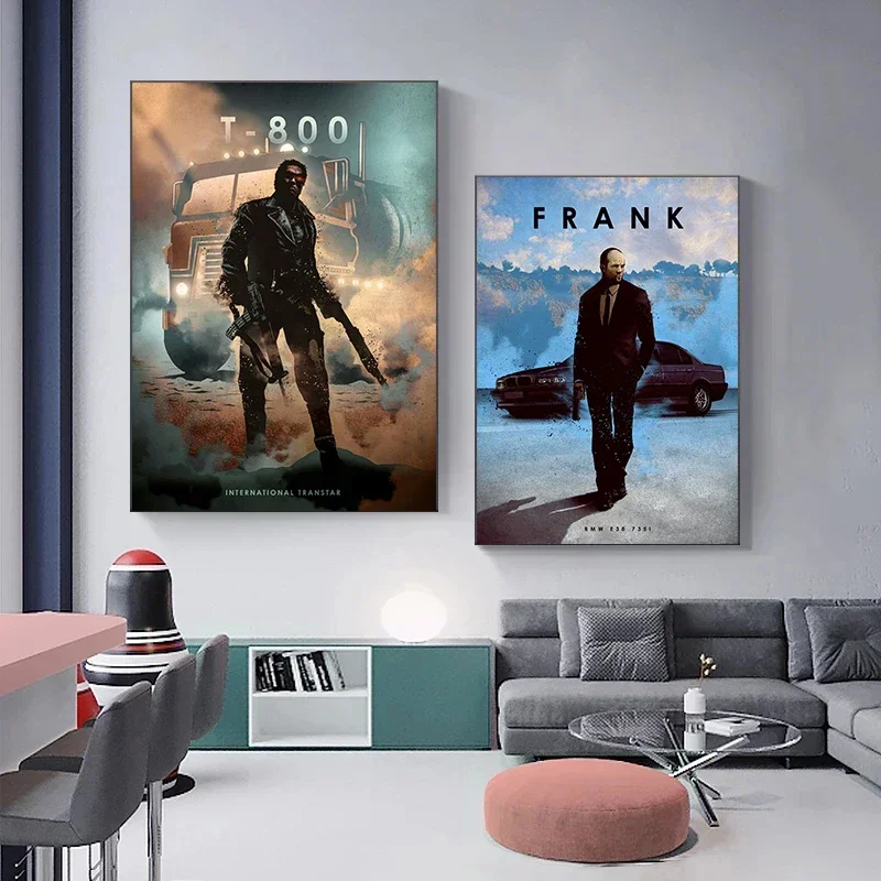 Classic Movie John Wick Canvas Paintings Posters and Prints Movie Wall Art Picture for Room Bar Cafe Home Decoration Unframed