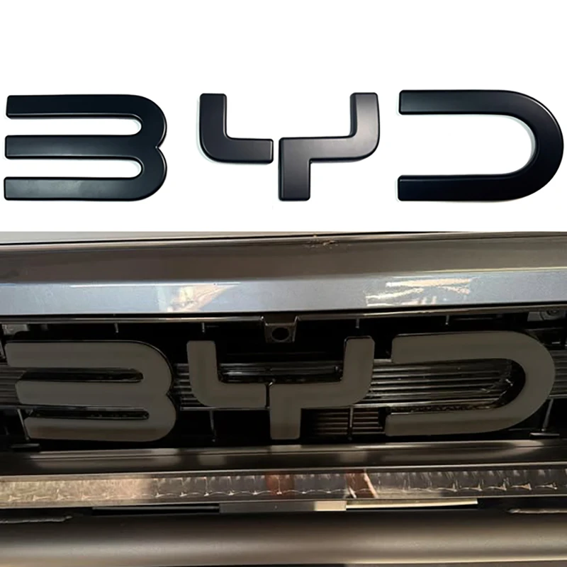 

Для BYD Shark 6, передний значок с надписью, наклейка с логотипом, декоративная наклейка, 3D наклейка, аксессуары, инструменты