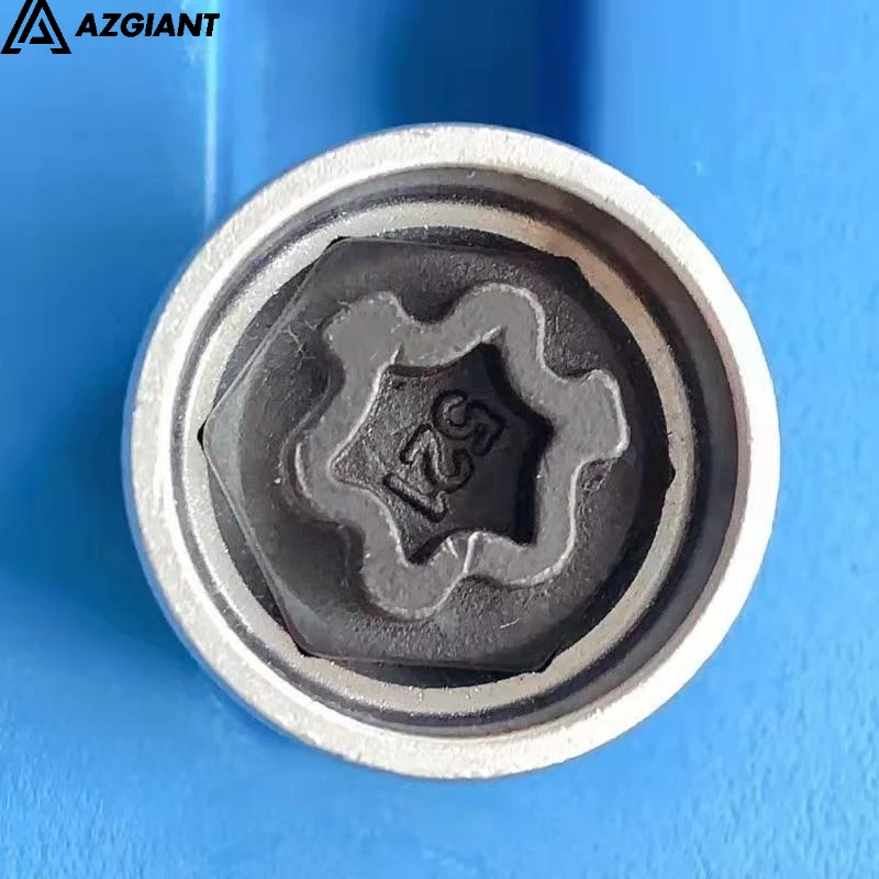 Herramienta de desmontaje de funda de llave de tornillo antirrobo para neumáticos de coche, herramientas de reparación para VW Beetle Polo Golf