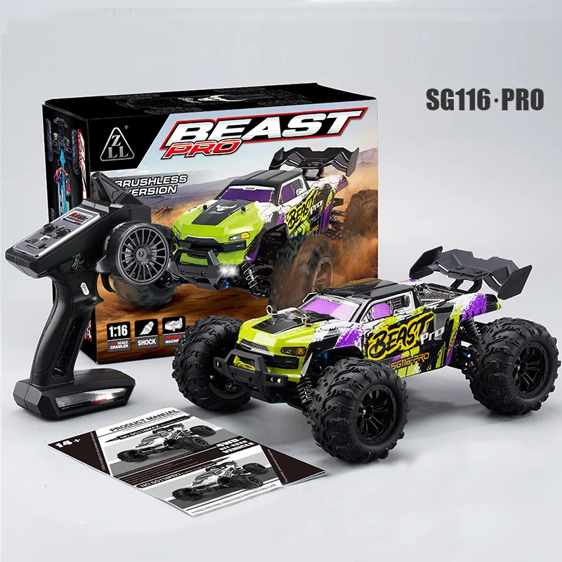 2026 New SG116 MAX 1:16 High Speed Drift Racing 80KM/H Brushless Motor 4WD SG116 Pro 40KM/H RC Car Off Road Car Toy For Kid Gift image 3