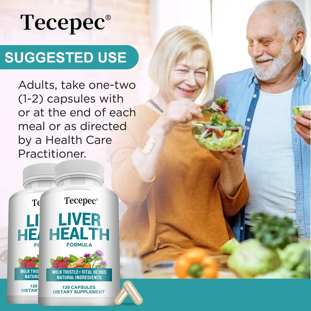 Liver Detox Capsules with Milk Thistle - Liver Cleanse & Repair, Digestive & Immune Support,  Repair, Nourishing & Antioxidant