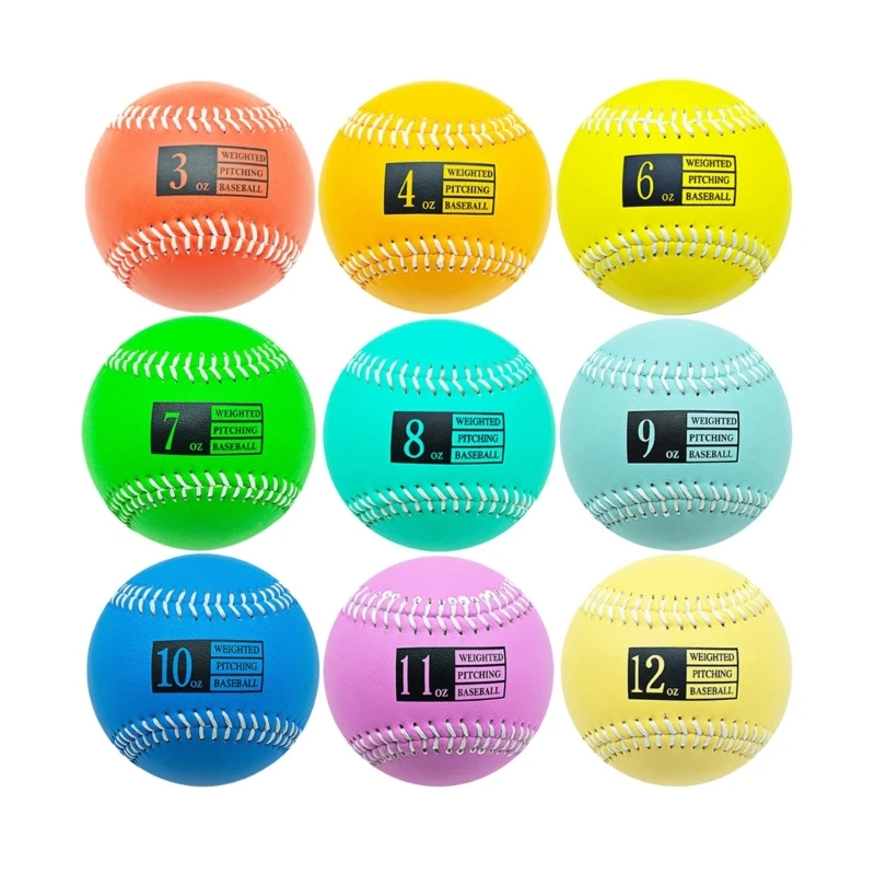 

242F High Performances Weighted Baseball Unmarked Ergonomic Training Ball Center Resistance Ball for Indoor Outdoor Use