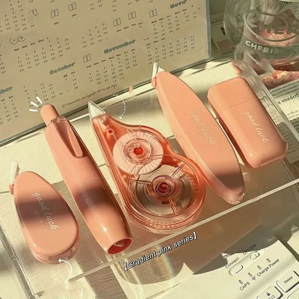 5PCS Silent Correction Tape Set INS Smooth Modification Tape Aesthetic Large Capacity White Covering Tape Express Privacy