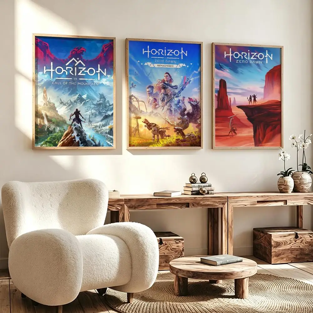 Modern Aesthetic Wall Art Poster game Horizon Poster for Office Home Decor Interior Large Wall Picture Print