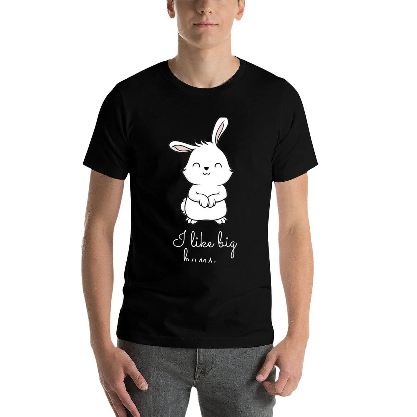 

Bunny “I like big buns” T-Shirt t shirts for man graphic vintage t shirt for man essential t shirt T-Shirt