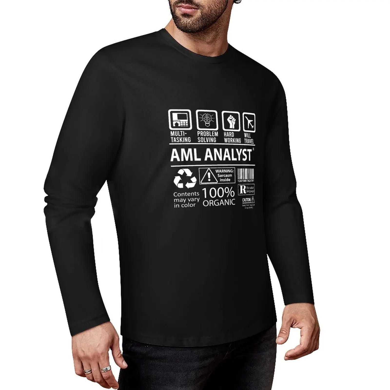 

Футболка Aml Analyst - Multitasking Job Gift Item Tee Длинная футболка забавные футболки кавайная одежда милая одежда футболки мужские