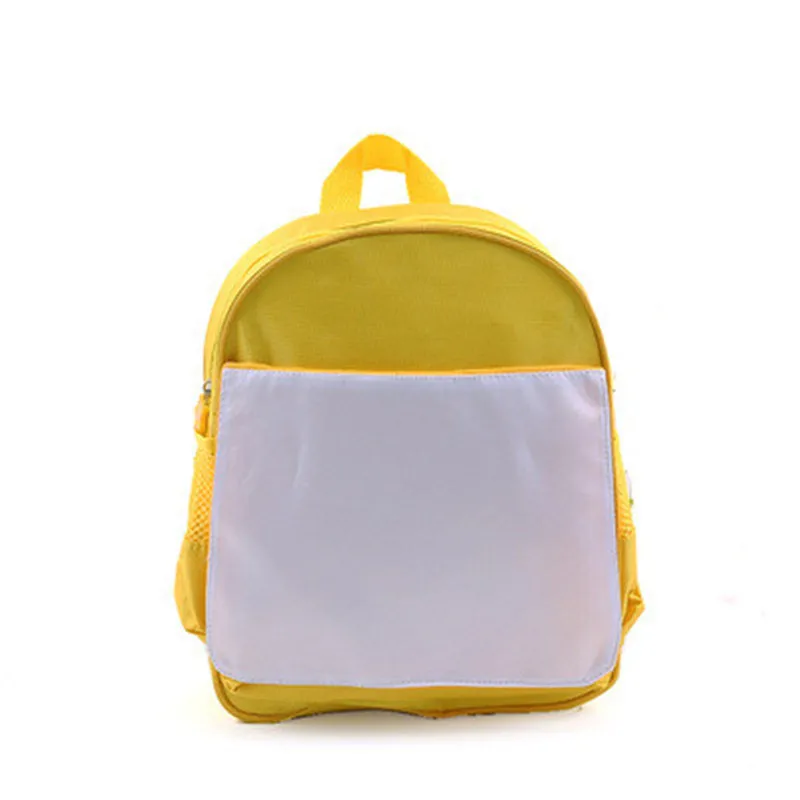 Colorful School Bag for Children Sublimation Blank  Backpack Bookbag For Student Boys Girls  Rucksack Travel Bagpack