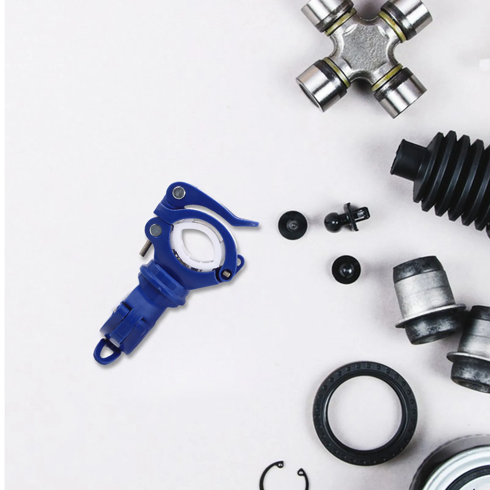 Flashlight Holder for Cycling Bicycle Motorbike Handlebar Light Mount Adjustable Position Robust Plastic Metal Rubber