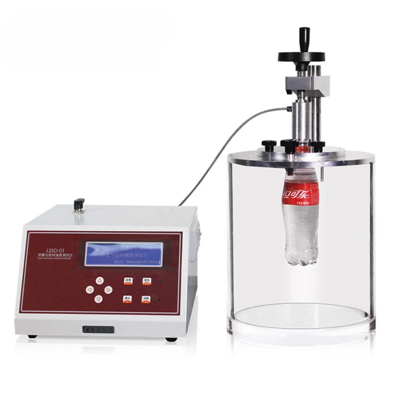 Plastic bottle internal pressure tester LSSD-02 carbonated beverage bottle explosion resistance tester in stock