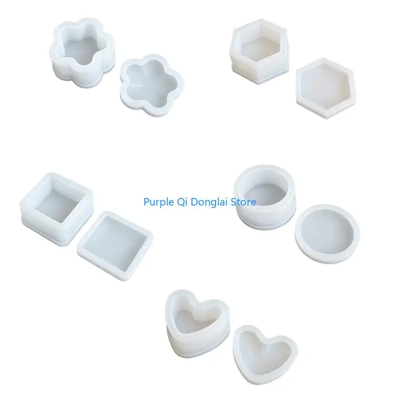 L21E Various Silicone Resin Mold Craft Projects Molds Silicone Texture Perfect for Jewelry Dishes and Decorative Bowls