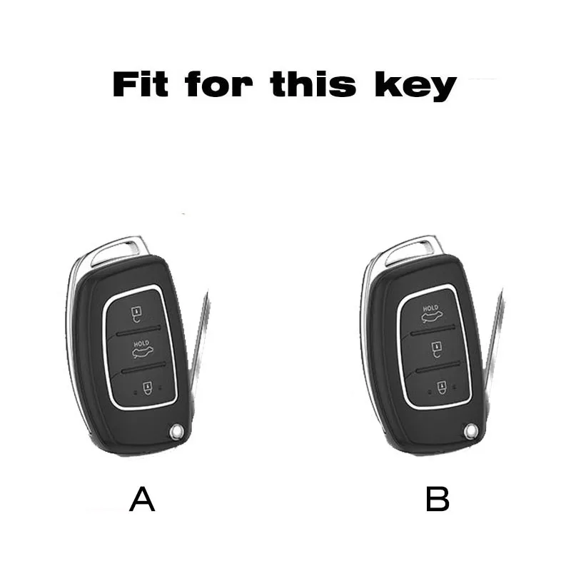 TPU Flip Key Car Key Case Cover for Hyundai I20 IX25 IX35 IX45 I10 I20 I30 HB20 Elantra Solaris Sonata Santa Fe Sport Tucson