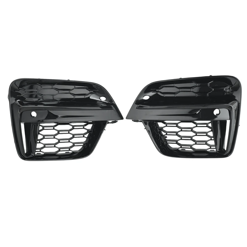 

1Pair Front Fog Light Grille Trim Frame Parts For BMW X3 G01 X4 G01 G02 G08 2018-2021 Exterior Cover (Without Fog Lamp Hole)