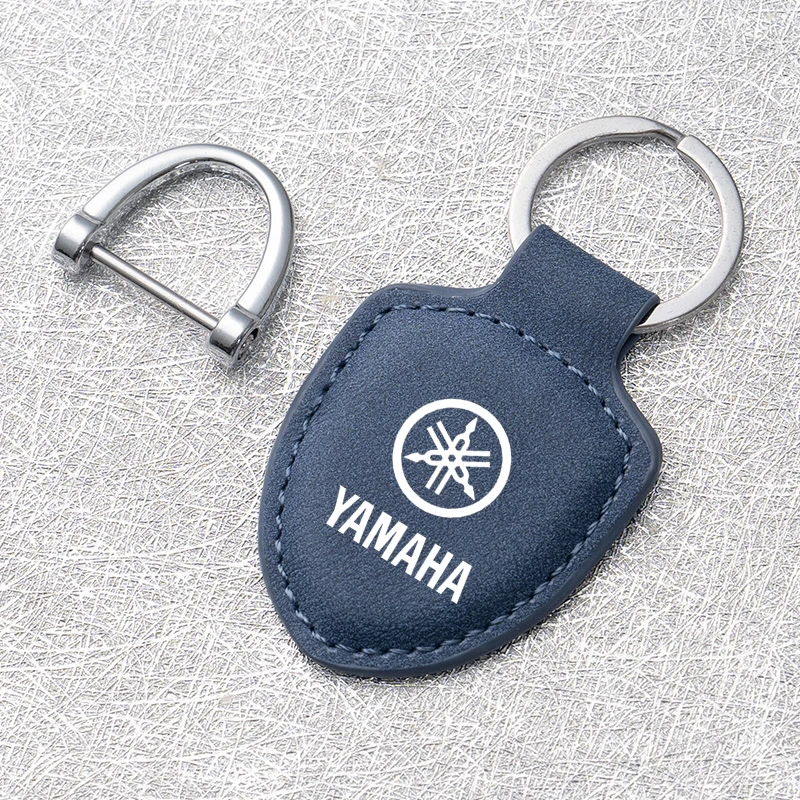 دراجة نارية مفتاح السيارة شعار سلسلة حلقة الجلود المفاتيح حدوة الحصان مشبك لياماها XTZ-150 XTZ 150 XTZ150 اكسسوارات التصميم #1
