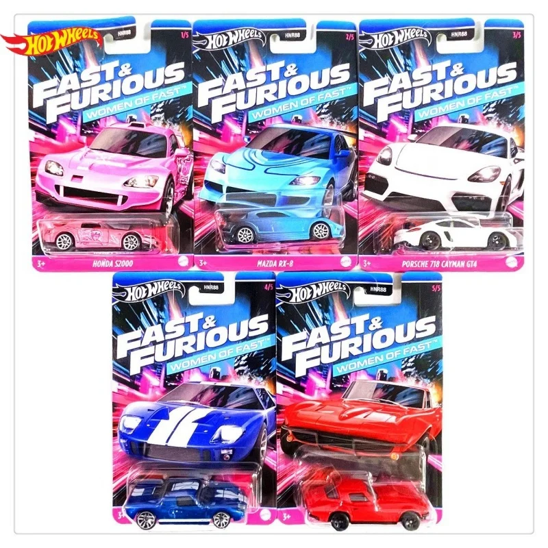 Hot Wheels Fast & Furious  Theme Series Collected Car Models Car Modelhot Sports Car Alloy Model Car Room Ornament Birthday Toys