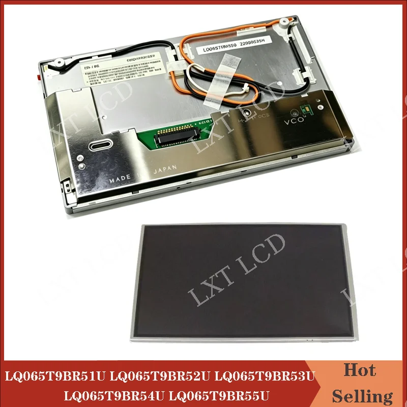 6.5 inch LQ065T9BR51U LQ065T9BR52U LQ065T9BR53U LQ065T9BR54U 55U LCD Display Screen For BMW X5 E53 E39 E38 E46 For Honda GL1800
