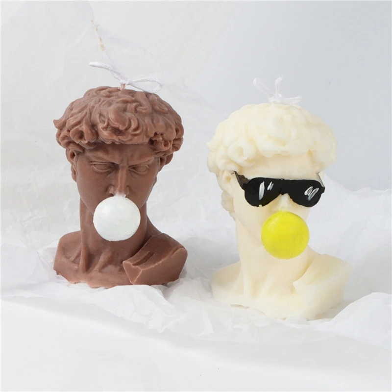 Glasses Blow Bubble Mold Soap Plaster Silicone Mold