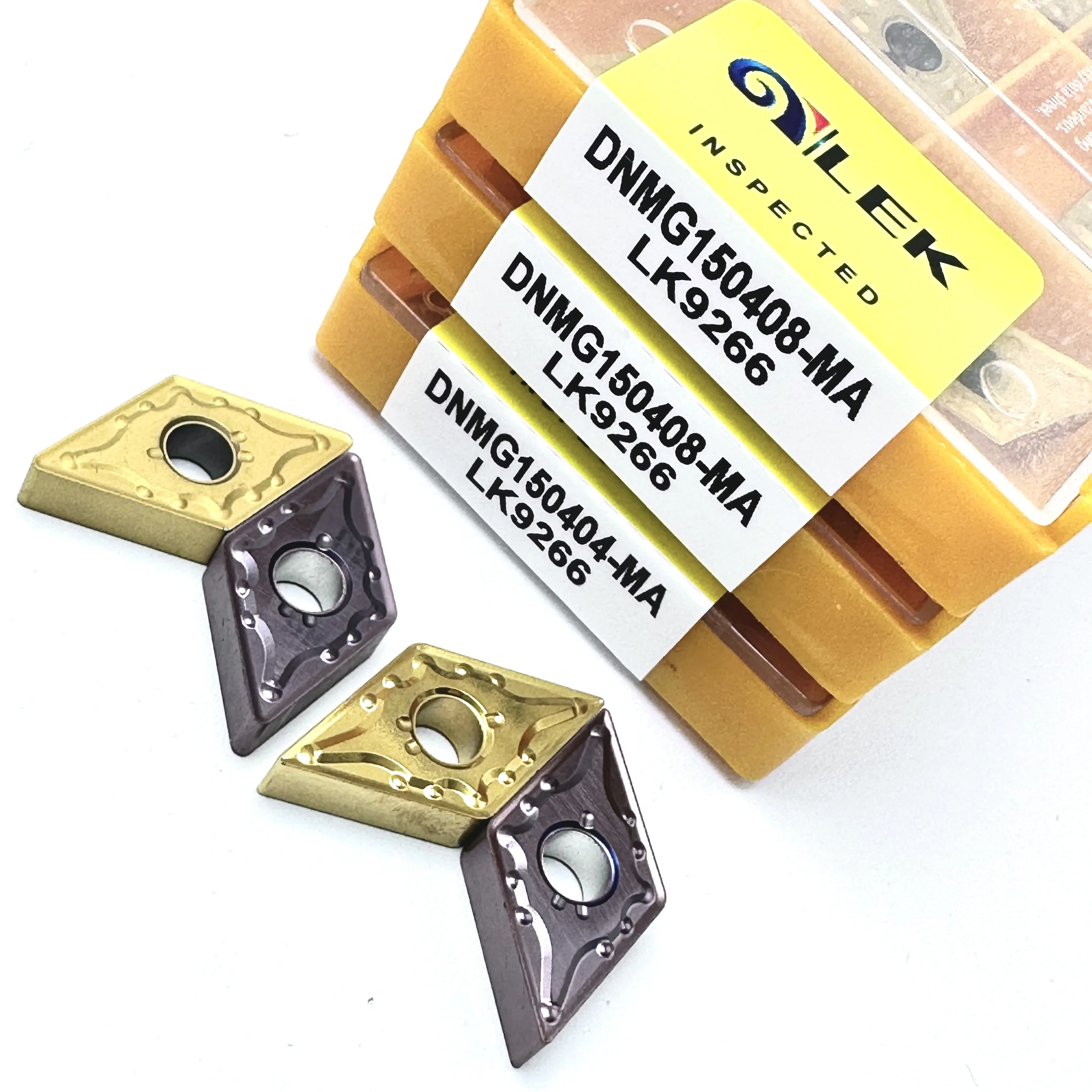 

DNMG150404 DNMG150408-MA LK9265 Твердосплавная вставка Внешний токарный инструмент Токарная вставка с ЧПУ Режущий инструмент Токарный инструмент для обработки стали