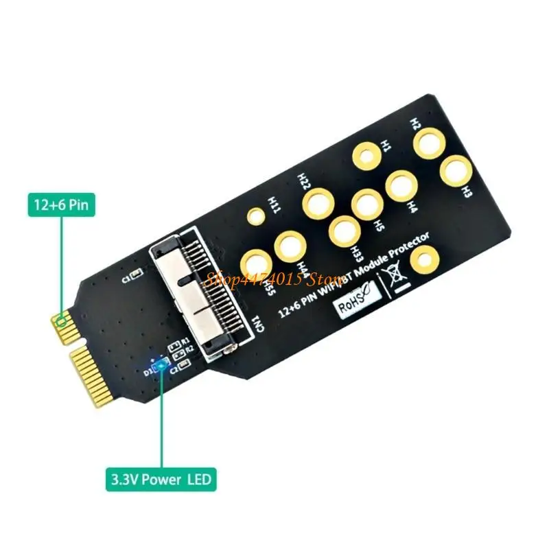 K1AA 12+6 PIN WIFI WIFI PLUETOOTH MODULE PROTERCORMER ADAPTER BCM94360CD BCM94331CD BCM94360CS BCM94360CS2 BCM943224PCIEBT2