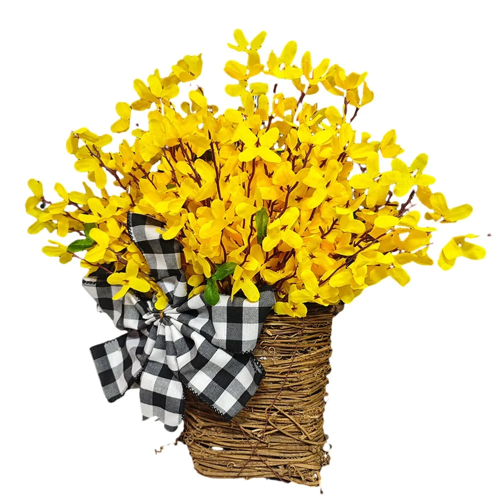 

Decoration Hanging Basket Beautiful Craftsmanship Dead Branches Door Flower Long Lasting Performance Living Room